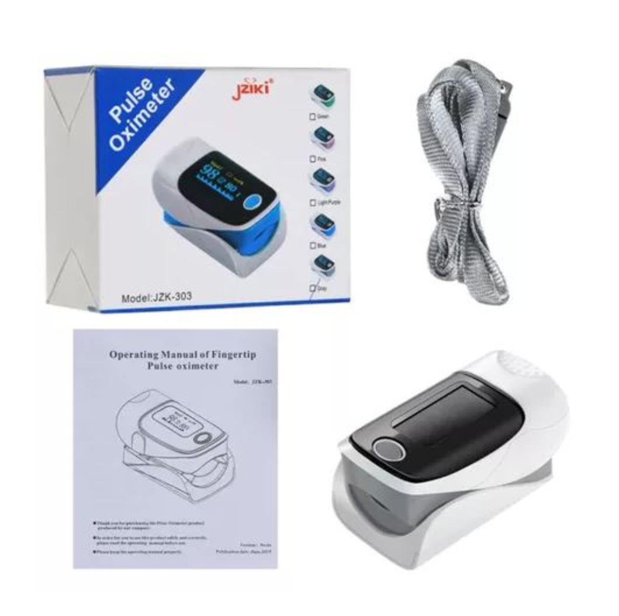 Miniatura 2 de Oximetro de Pulso Adulto con Curva